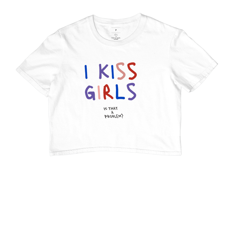 Camiseta Estampada I Kiss Girls