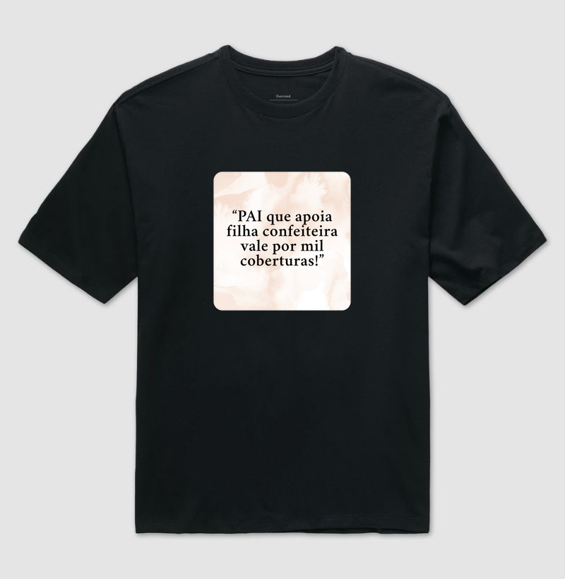 T-shirt pai que apoia