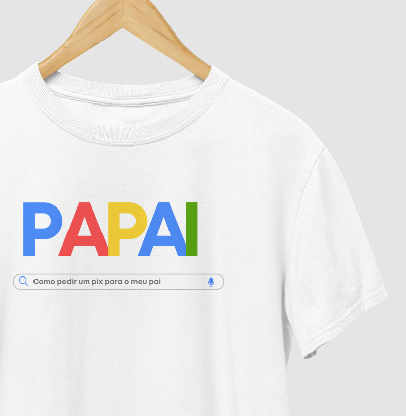 Camiseta dia dos Pais (Pix)