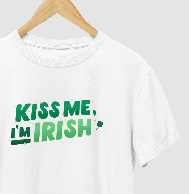 Camiseta Kiss Me, I’m Irish