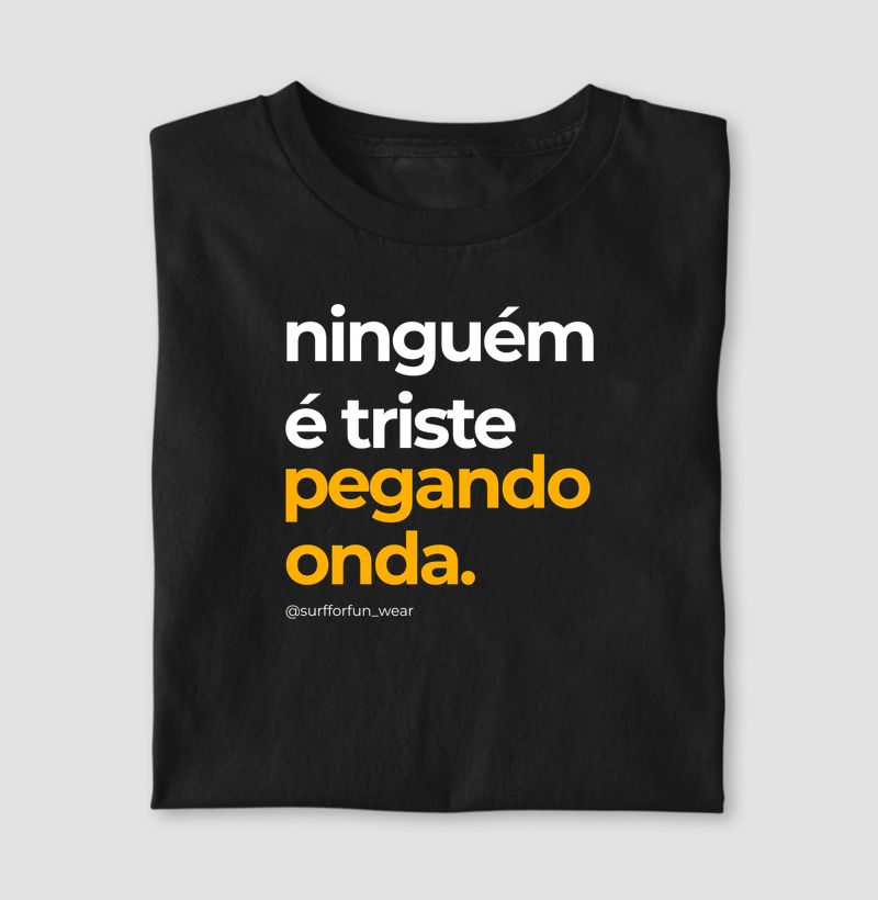 Ninguém é triste pegando onda