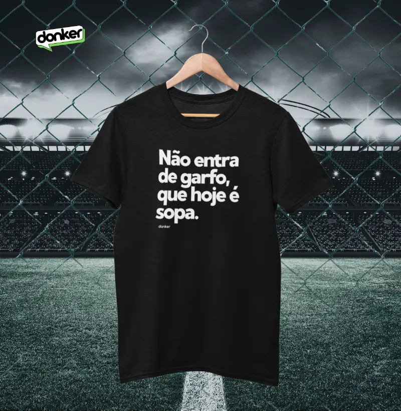 Não entra de garfo...