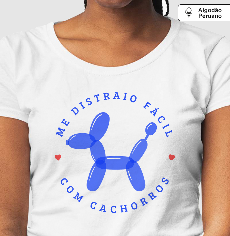 Me distraio fácil com cachorros