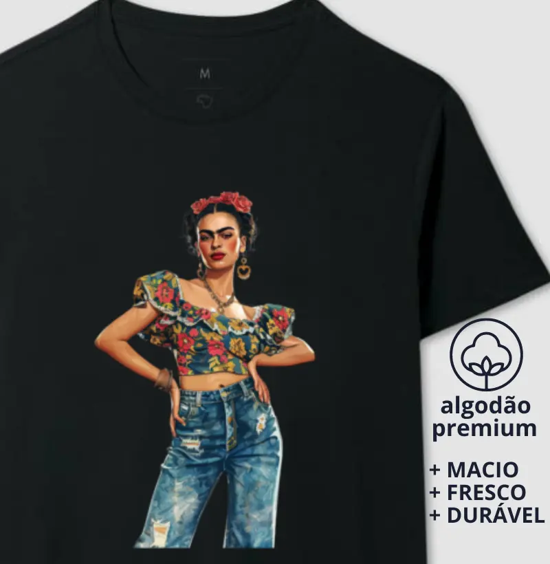 Camiseta Frida Kahlo Moderna