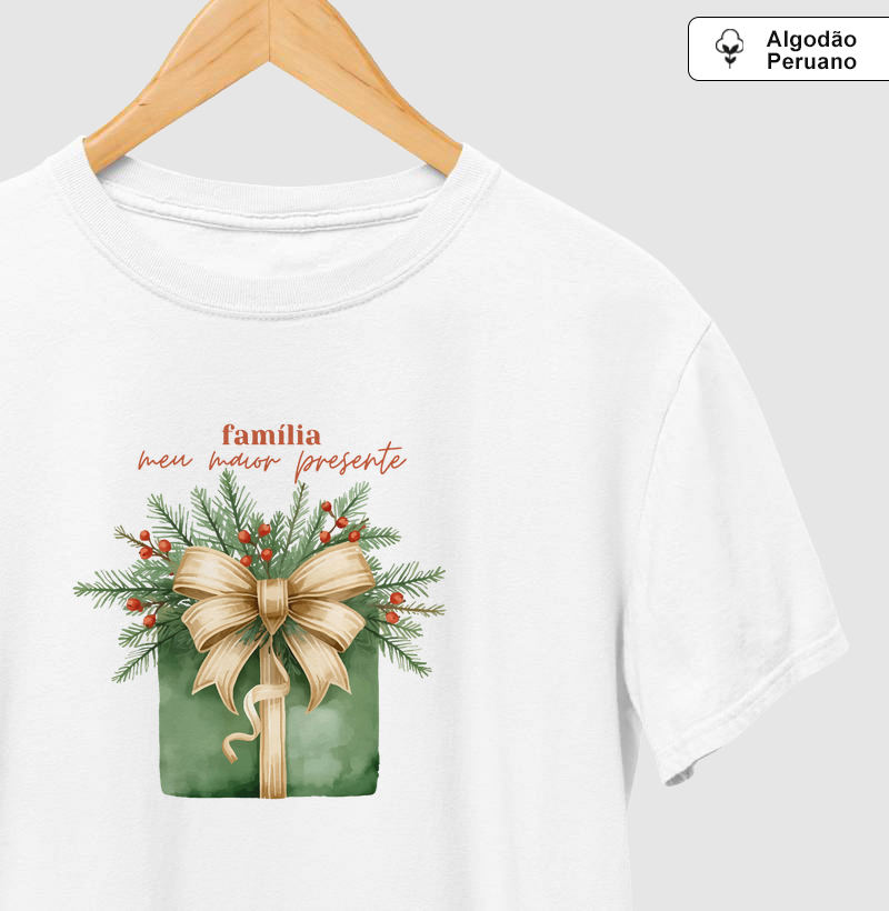 Família, meu maior presente - Algodão peruano