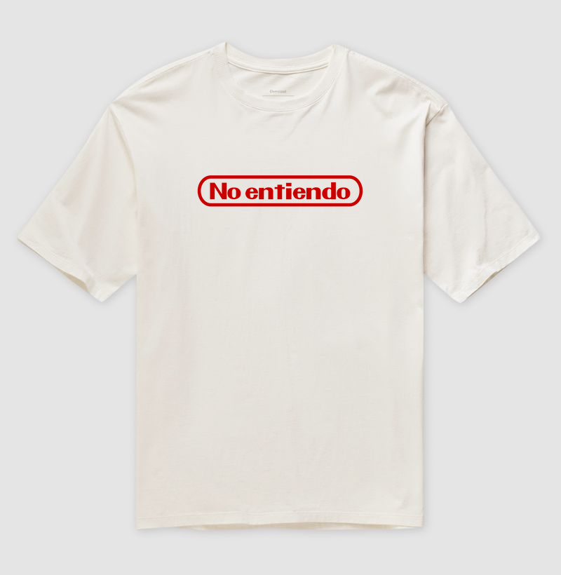No entiendo - Oversized