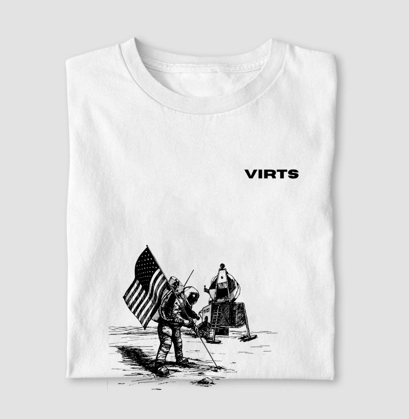 Camiseta Virts Astronauta Usa...
