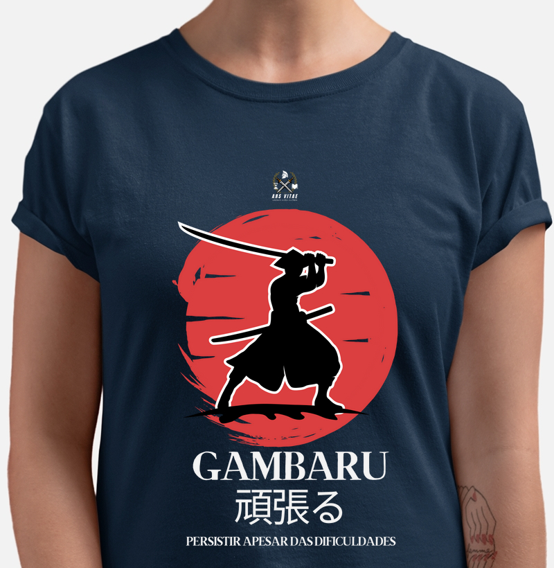 Camiseta Gambaru – Persistência Samurai