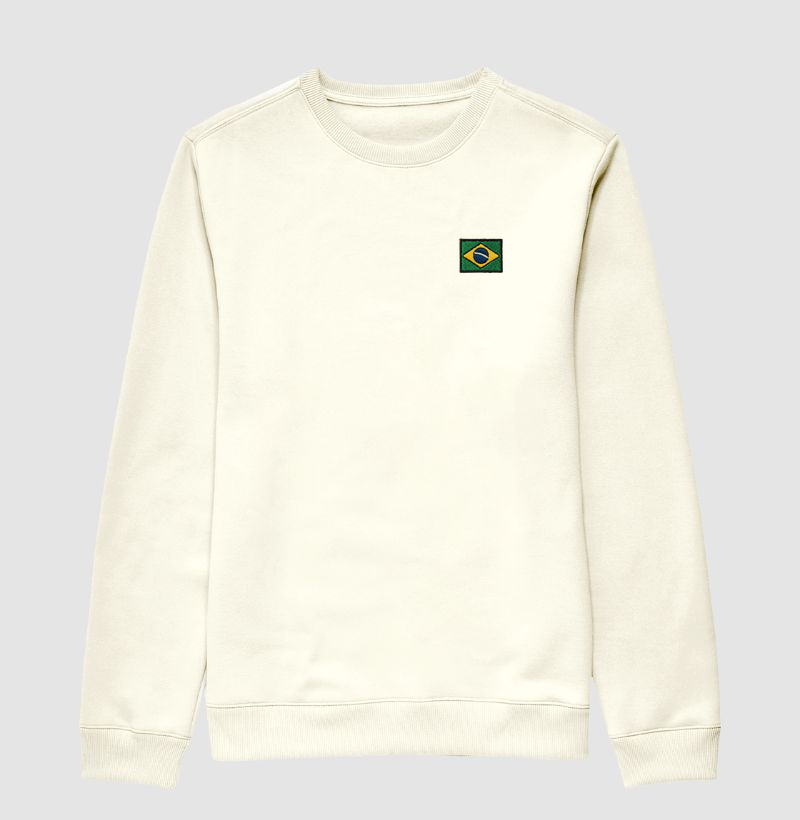 SUÉTER MOLETOM - BANDEIRA BRASIL