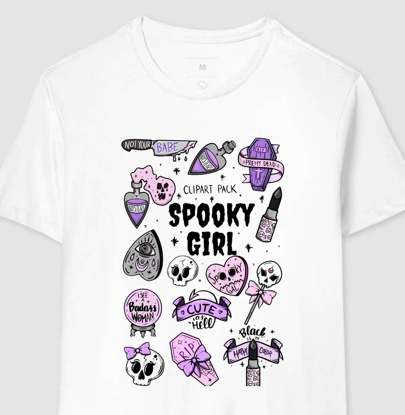 Spooky Girl Clipart