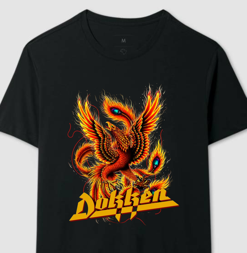 Camiseta Dokken - Pássaro em Chamas