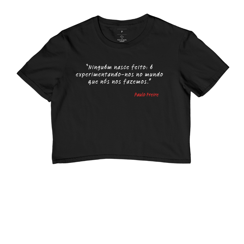 Cropped Paulo Freire Niguém Nasce Feito