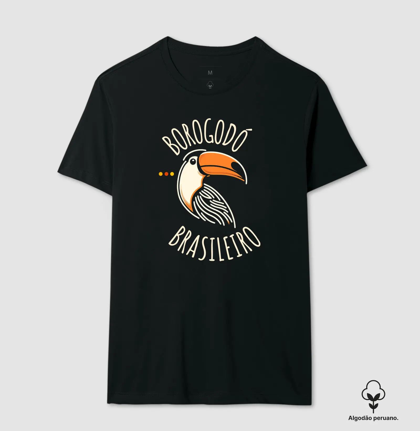 Camiseta Algodão Peruano Borogodó Brasileiro