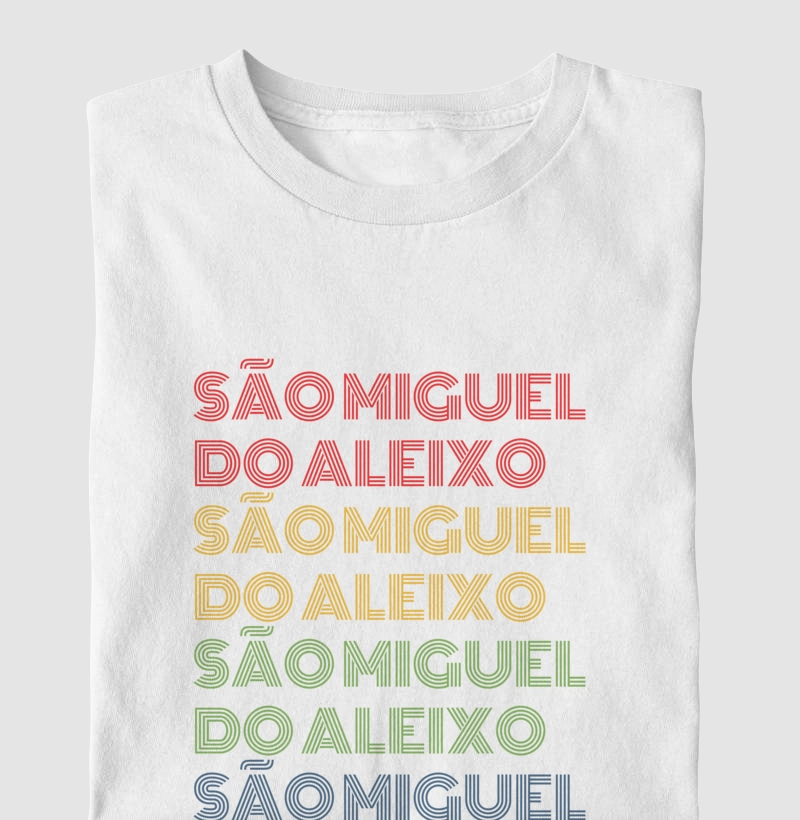 São Miguel do Aleixo Letreiro Retrô