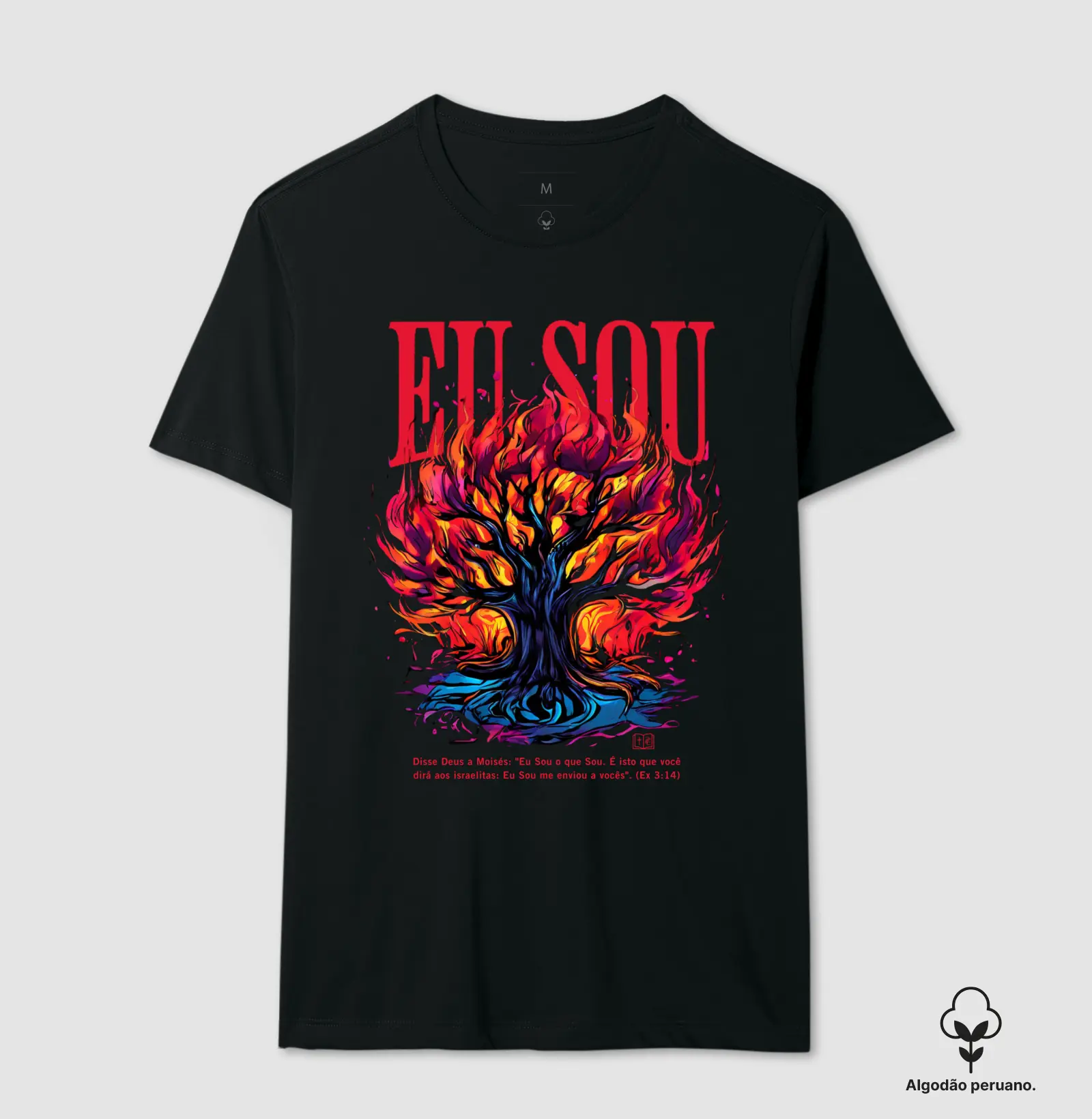 Camiseta - Eu Sou (Algodão Peruano)