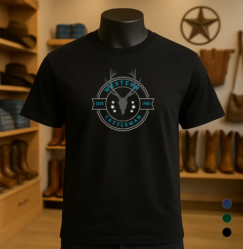 Camiseta Cervo Azul | Camiseta country