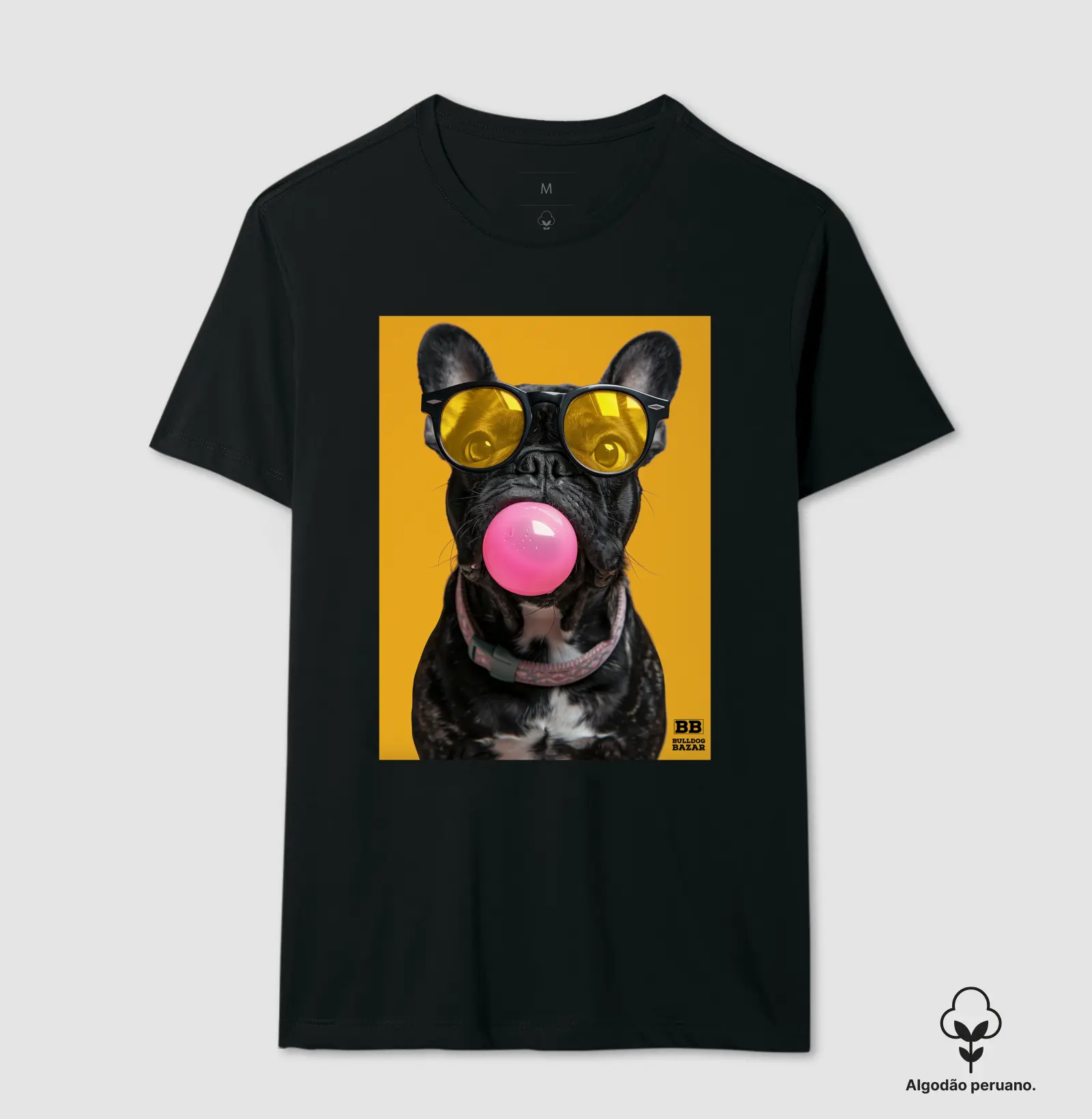 Camiseta Premium Bulldog Frances "Chiclete 2"