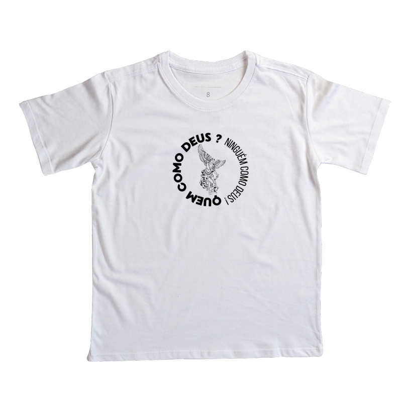 Camiseta Quem como Deus 