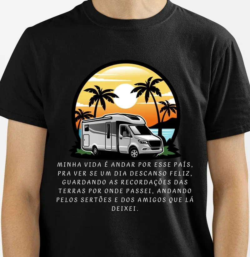 Camiseta -  Vida de Viajante