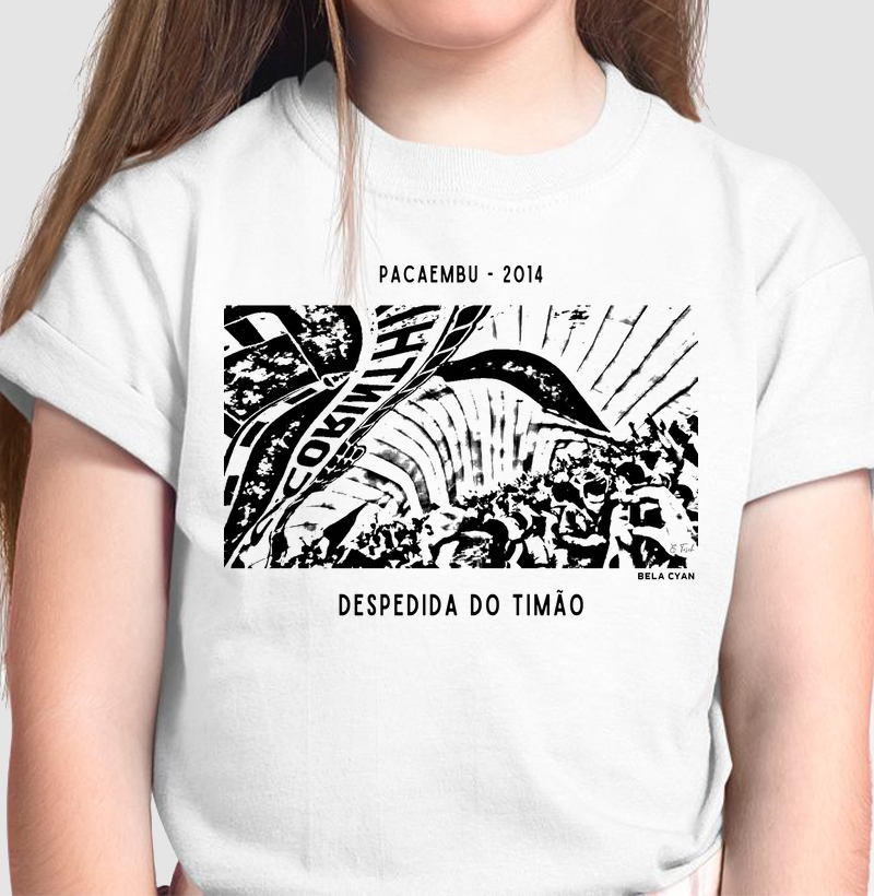 Camiseta Infantil Despedida do Timão - Último Jogo no Pacaembú - 2014