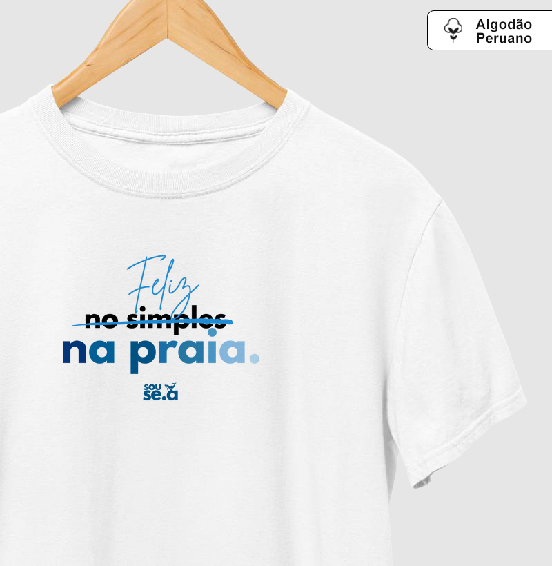 Feliz na praia