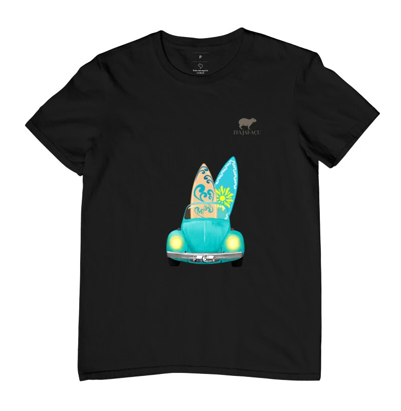 Camiseta Capivara Itajai-açu Surf fusca