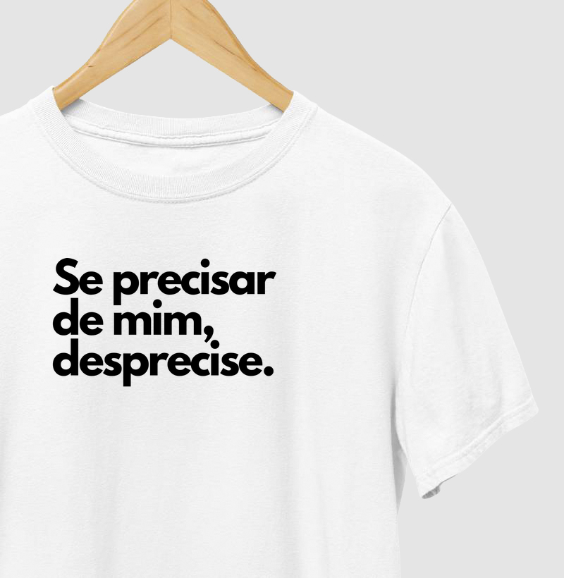 Se precisar de mim
