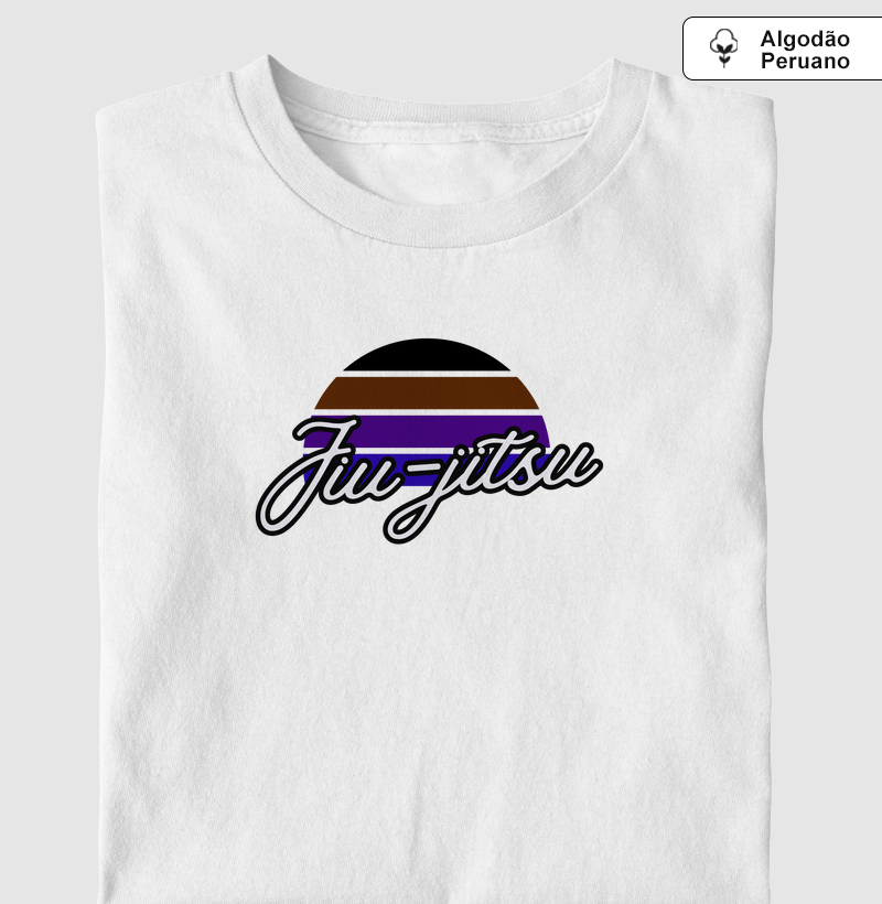 Camiseta Jiu-jitsu Sunrise - Algodão peruano