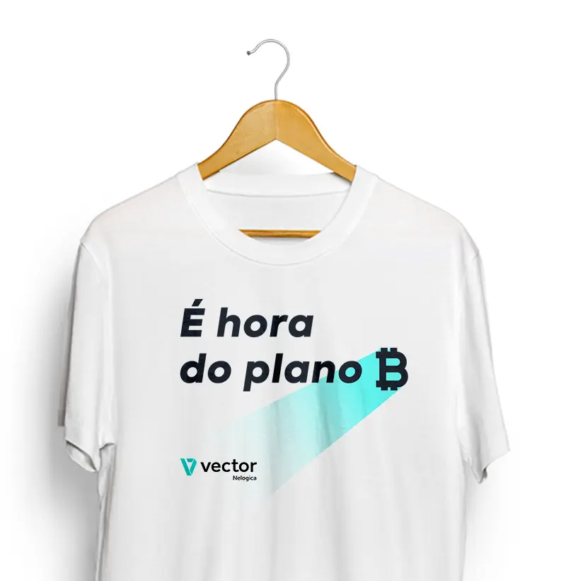 Camiseta É hora do Plano B