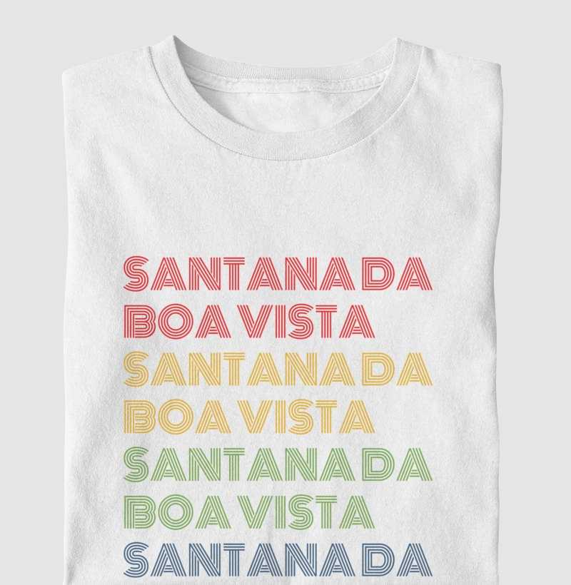 Santana da Boa Vista Letreiro Retrô
