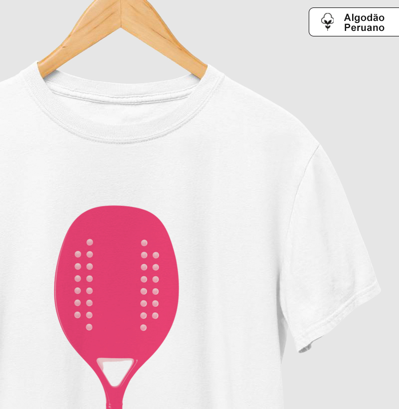 Raquete Rosa Grande