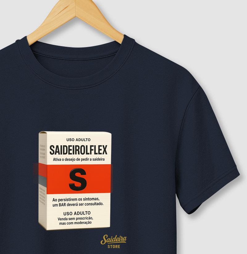 camiseta retro saideirolflex