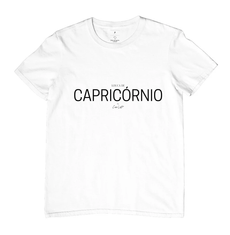 Camiseta Louca de Capricórnio