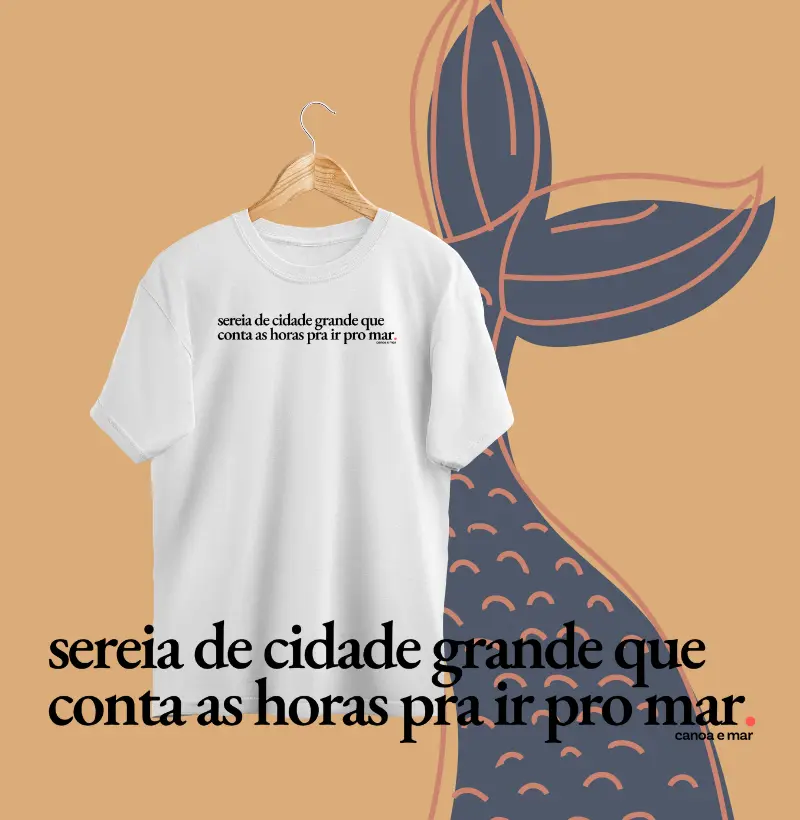 Sereia De Cidade Grande Que Conta As Horas Pra Ir Pro Mar Fe