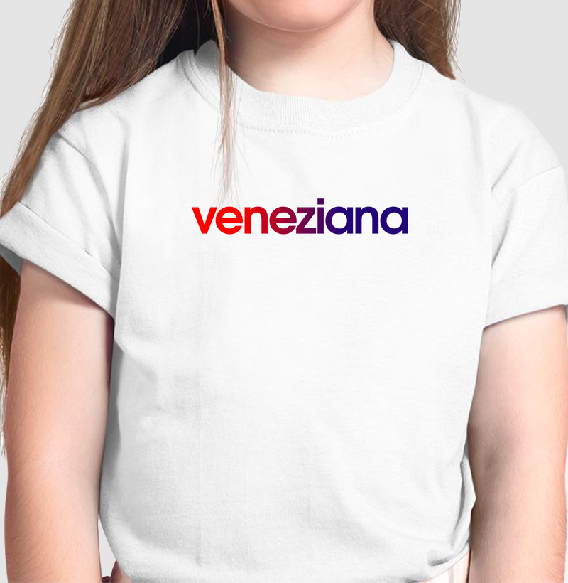Camiseta Infantil Veneziana Cores da Bandeira