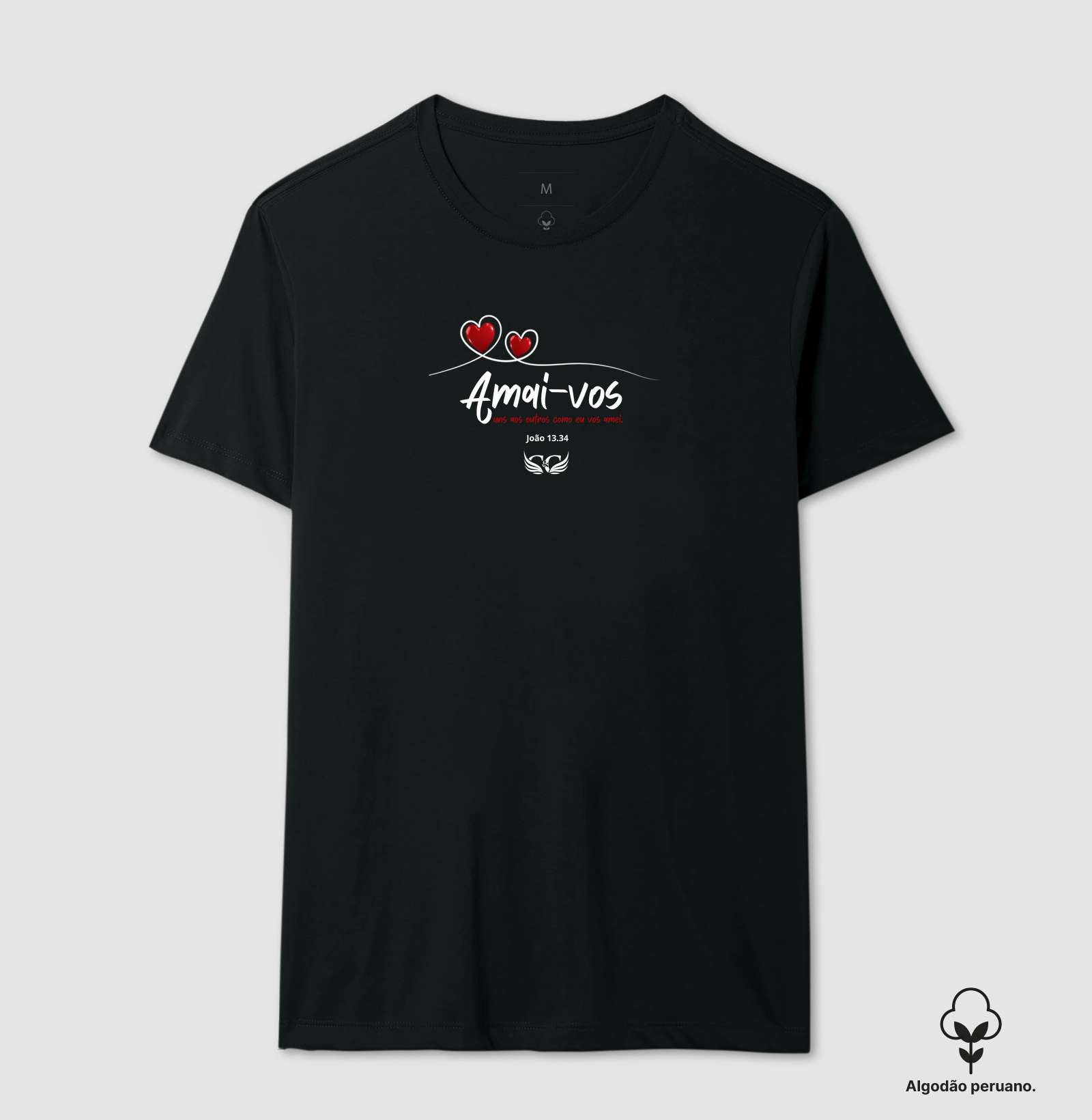 Camiseta Personalizada Amai-vos uns aos outros. João 13.34