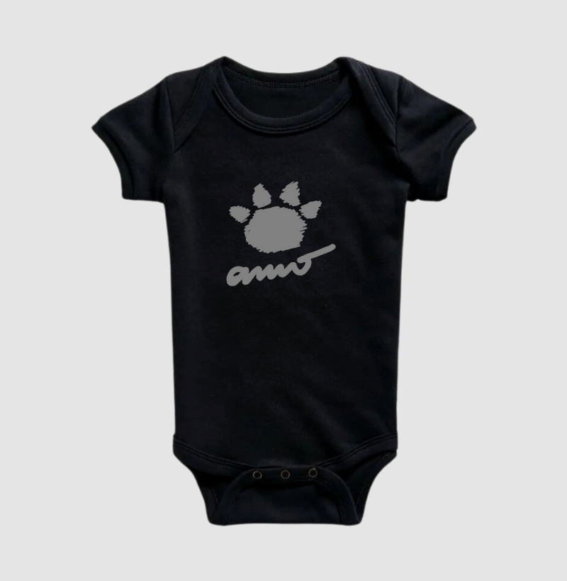 Body Infantil Camaleão Amo