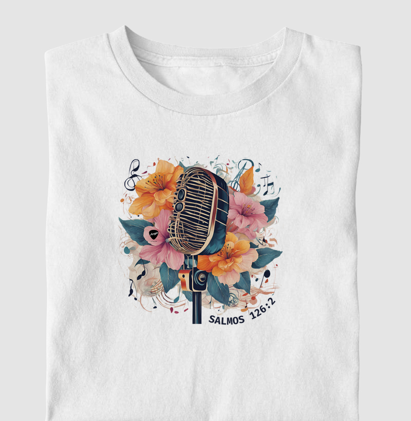 Camiseta branca Salmos 126:2