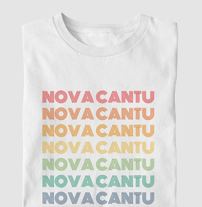 Nova Cantu Letreiro Retrô
