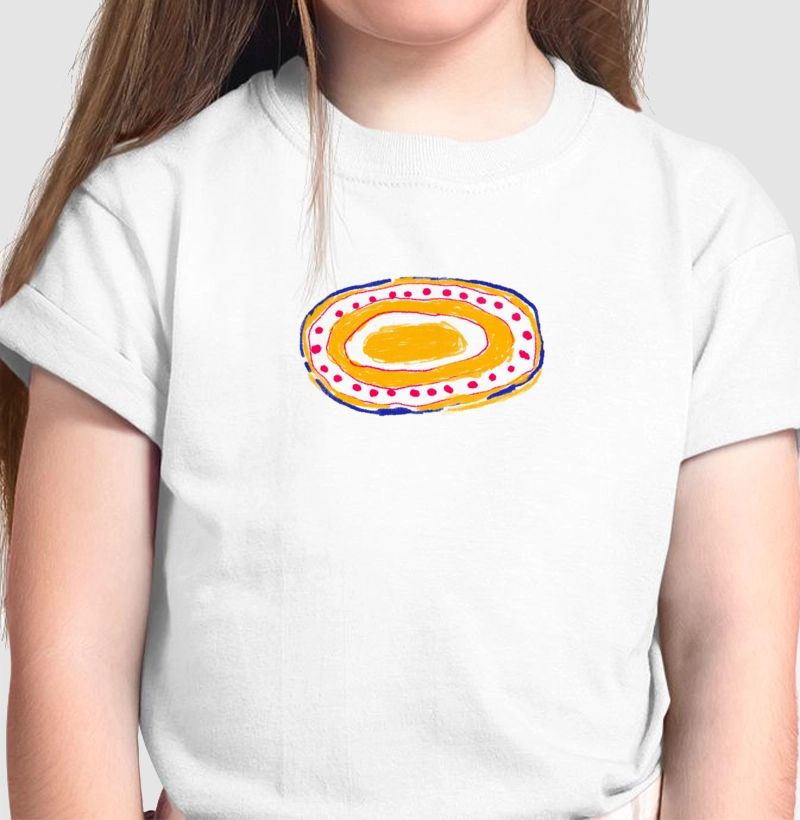 Camiseta Infantil Disco Voador 