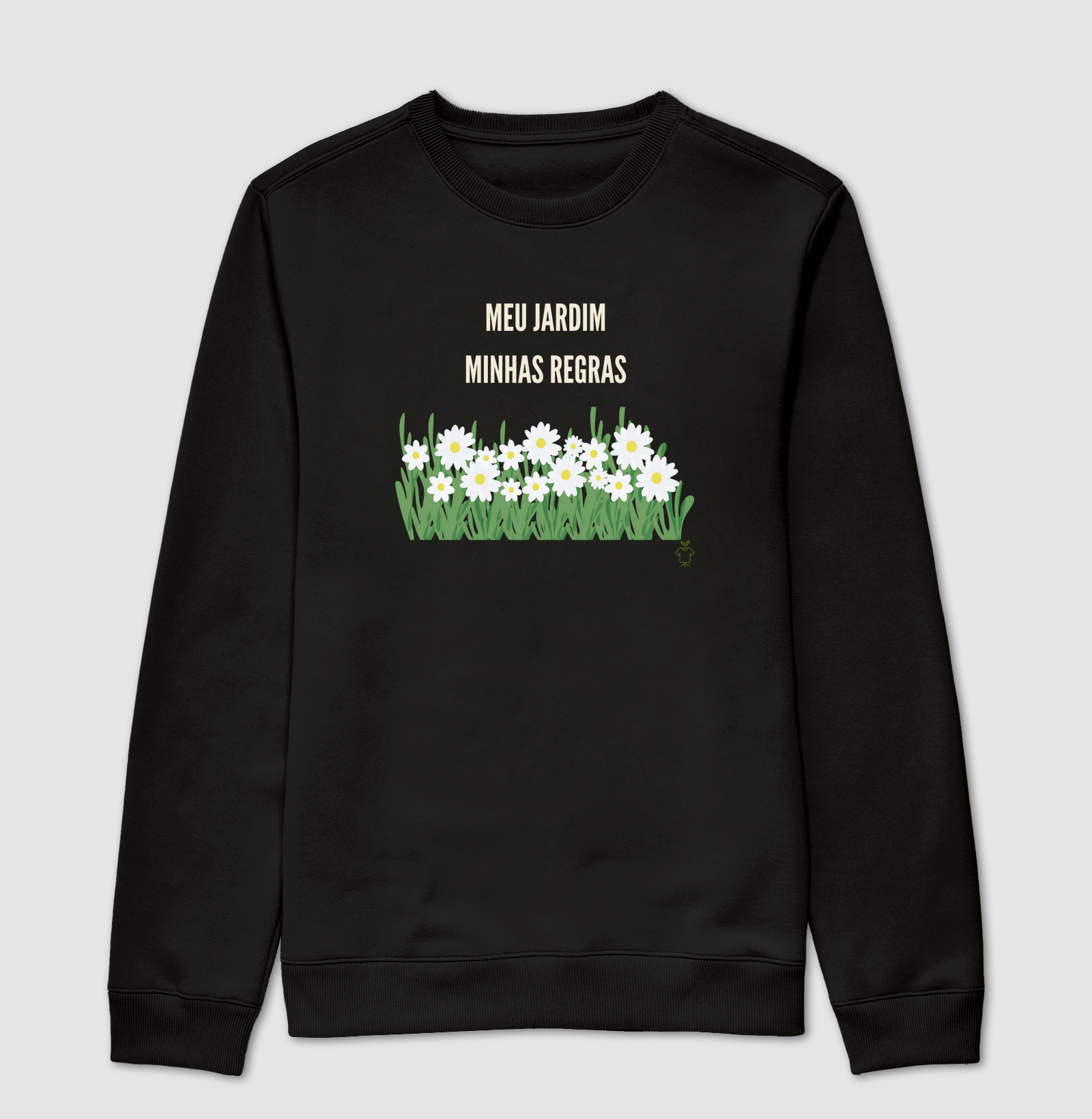 Camiseta Meu Jardim Minhas Regras - Margaridas