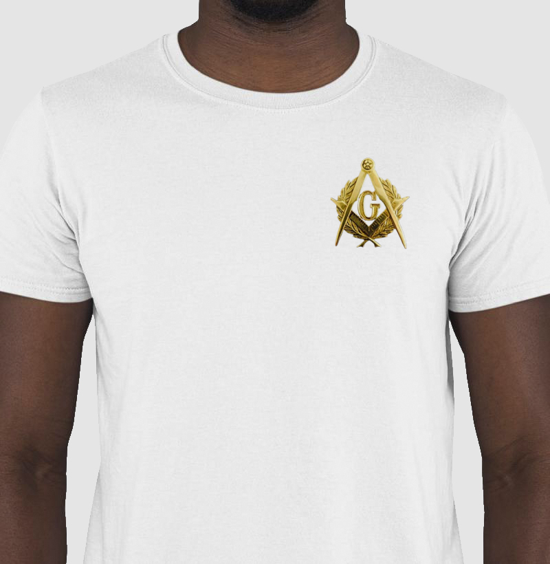 compasso dourado minimalista