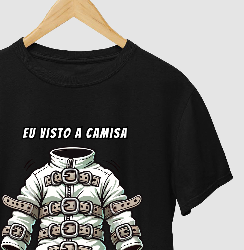 Eu visto a camisa da empresa