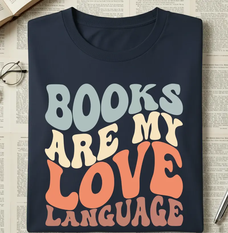 Camiseta - Books Are my Love Language