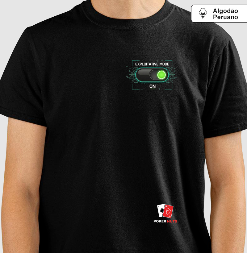 Camiseta Algodão Peruano Exploitative Mode On