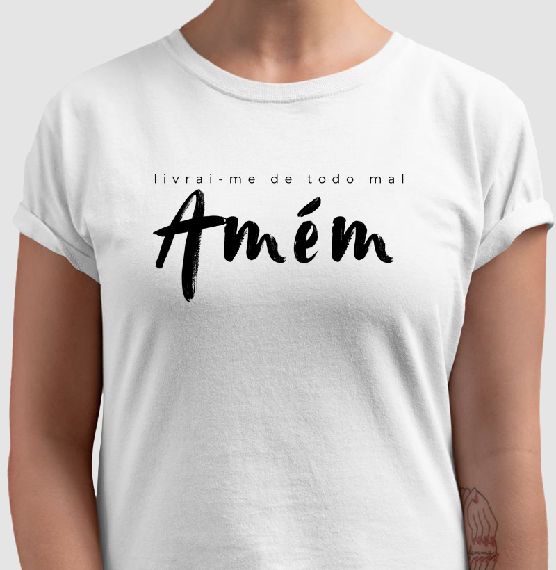 Camiseta Livrai-me de todo mal