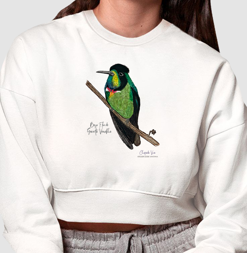 Beija Flor de Gravata Vermelha - Estampa