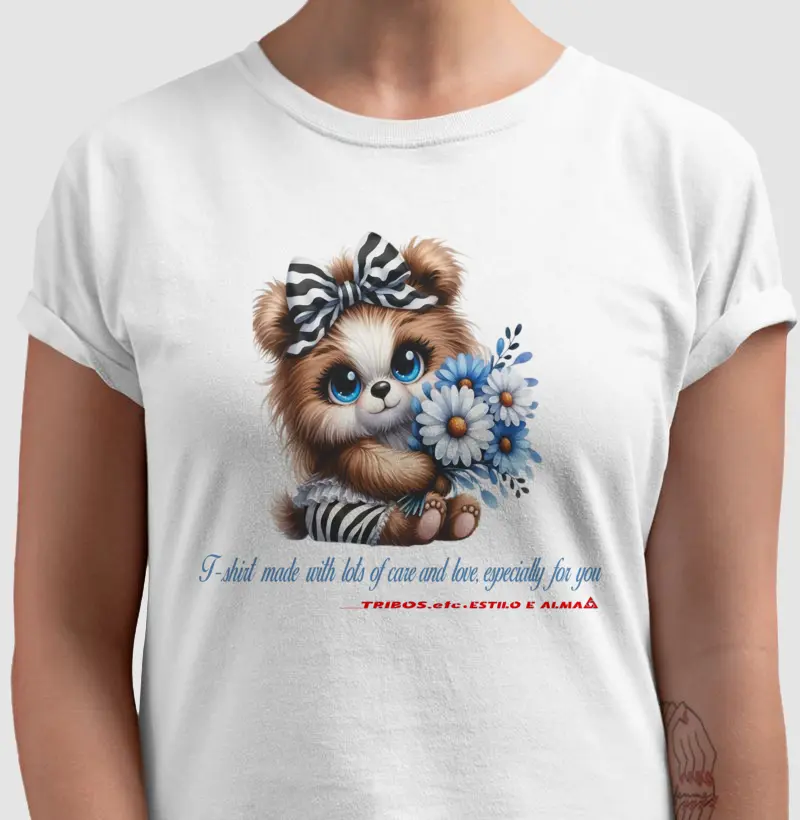 CAMISETA RESERVA.INK MASCULINA E FEMININA TRIBOS.etc ELAS URSINHO CARINHOSO