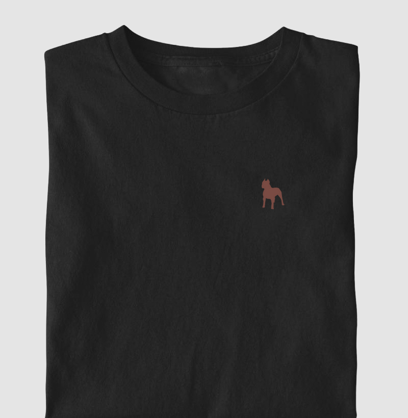Pit bull USA minimalist brown