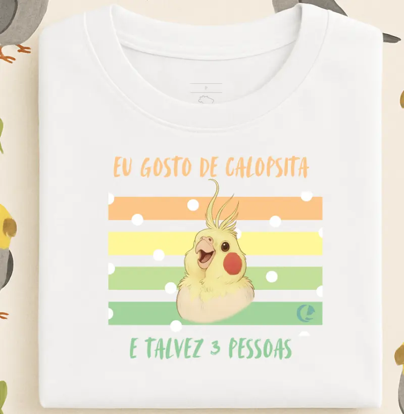 Camiseta Eu Gosto de Calopsita